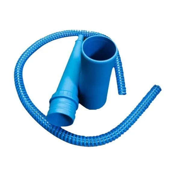 Blue suction pipe vacuum cleaner head with 114cm length for washing machine dust removal