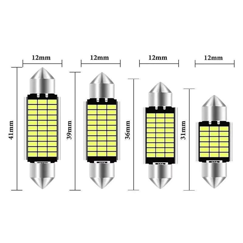 White aluminium car roof light with double tip decoding design for 12V vehicle systems