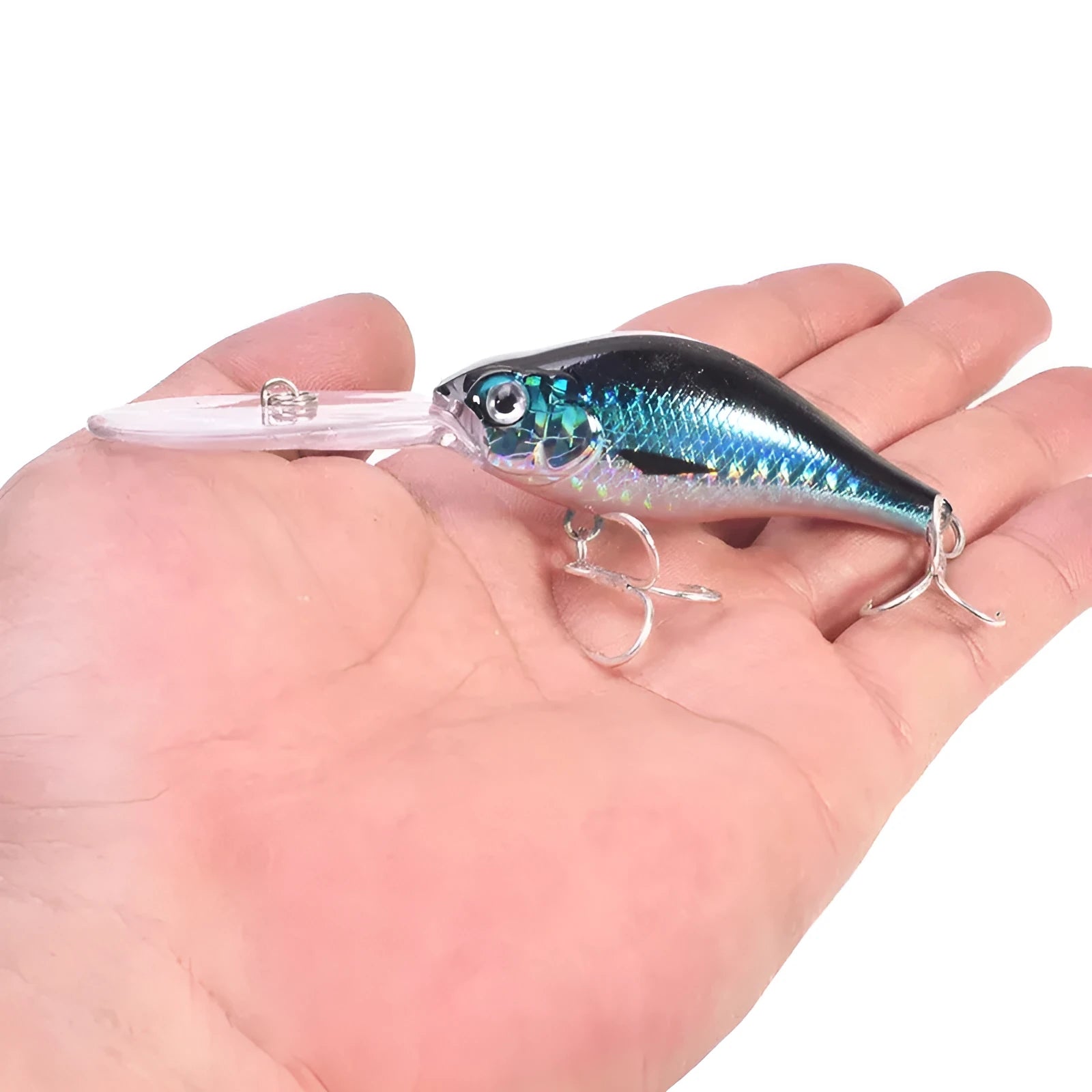 10.5cm Little Fat Man fishing lure with floating rock and long tongue board design in multiple colours