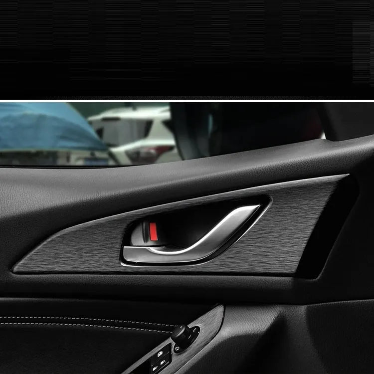 Unksera car interior decorative film sticker kit for centre console, handbrake and instrument panel application