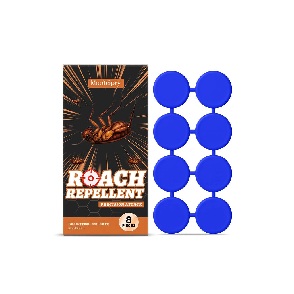 Indoor kitchen cockroach killer bait sticker traps with adhesive glue and bait inserts