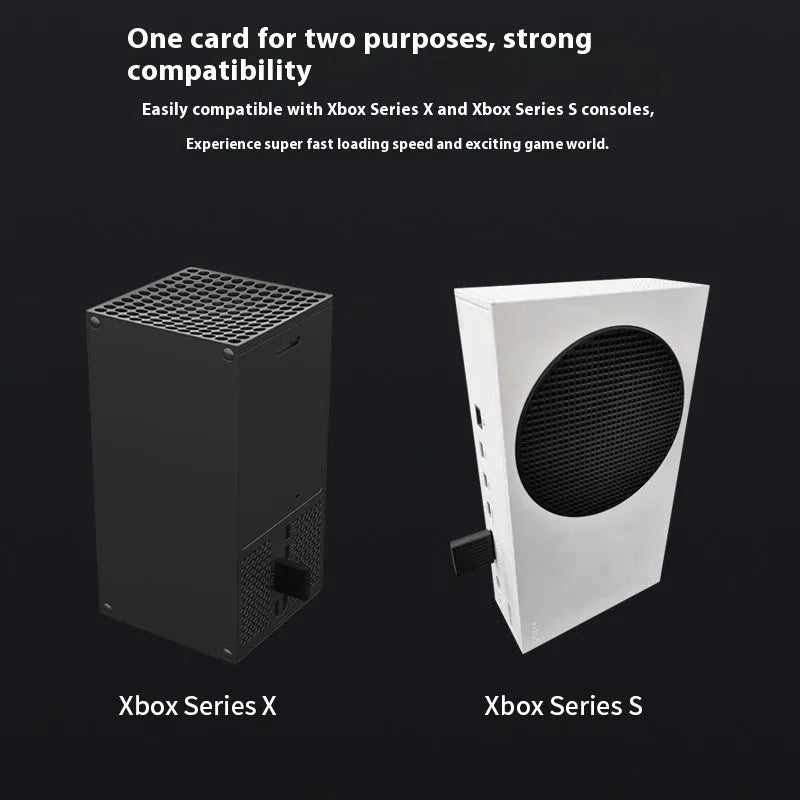 Xbox Series X/S hard disk switching box kit with aluminium enclosure, screwdriver, and manual.