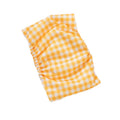 Cartoon bone paw print reusable male dog diaper belly band wrap on white background
