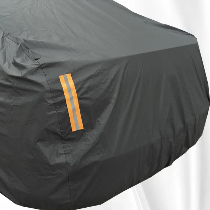 Grey PVC chemical fibre car cover for Volkswagen vehicles with rainproof and sun protection