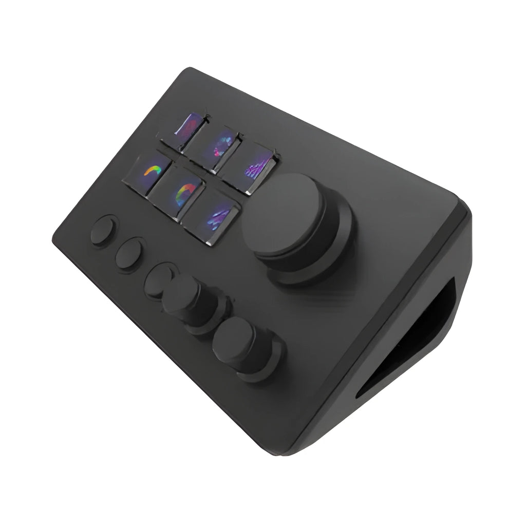 Visual Keyboard N3 black silicone USB keypad with bracket and cable