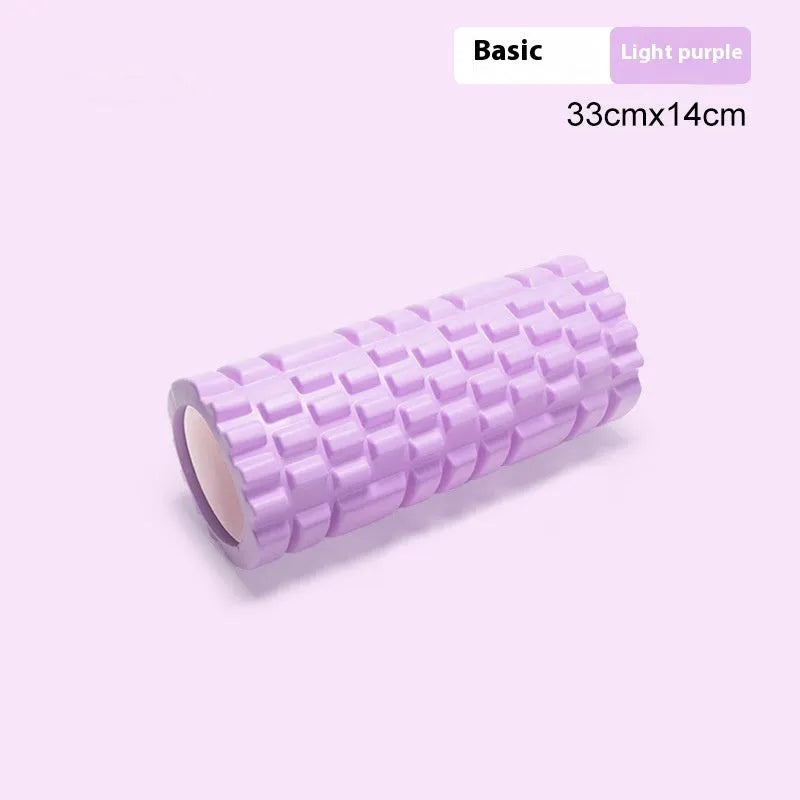 EVA foam roller in choice of colours including black, grey, pink, sky blue and light purple