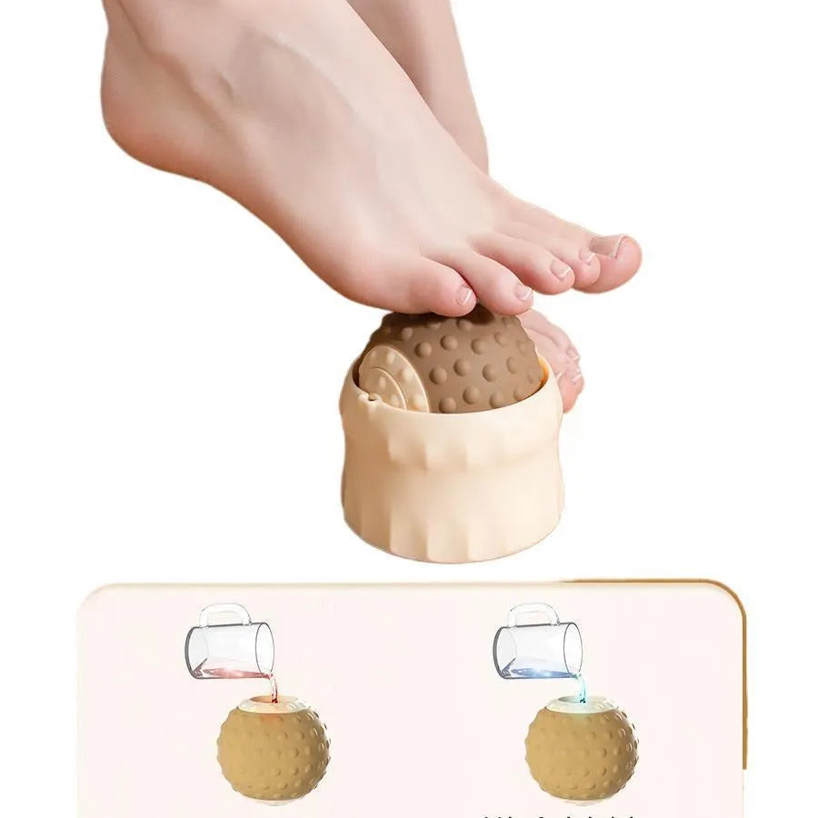 Massage ball cold and hot compress therapy equipment for foot and back muscle relaxation