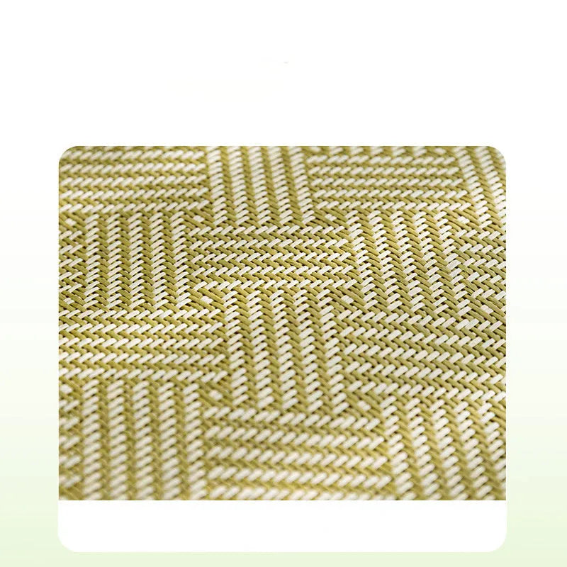 Green fruit-shaped dog bed mat with backrest for large dogs