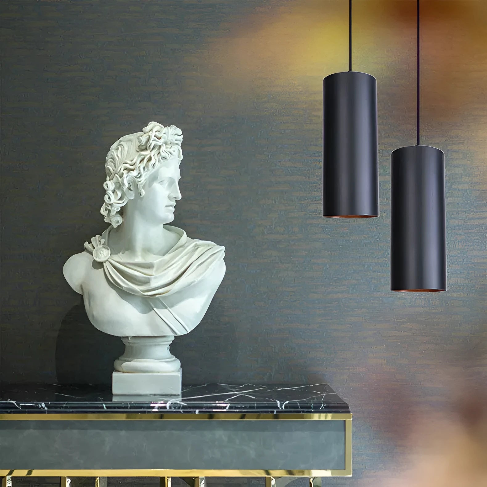 Retro iron chandelier with matte black finish for ceiling mounting
