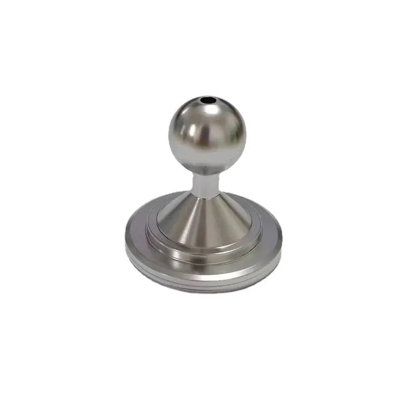 Aluminium alloy universal instrument panel mounting base plate in black or silver finish.