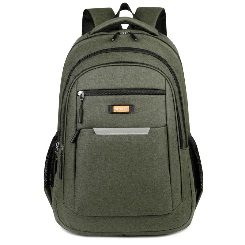 Casual men's backpack in Oxford cloth with polyester lining, available in four colours