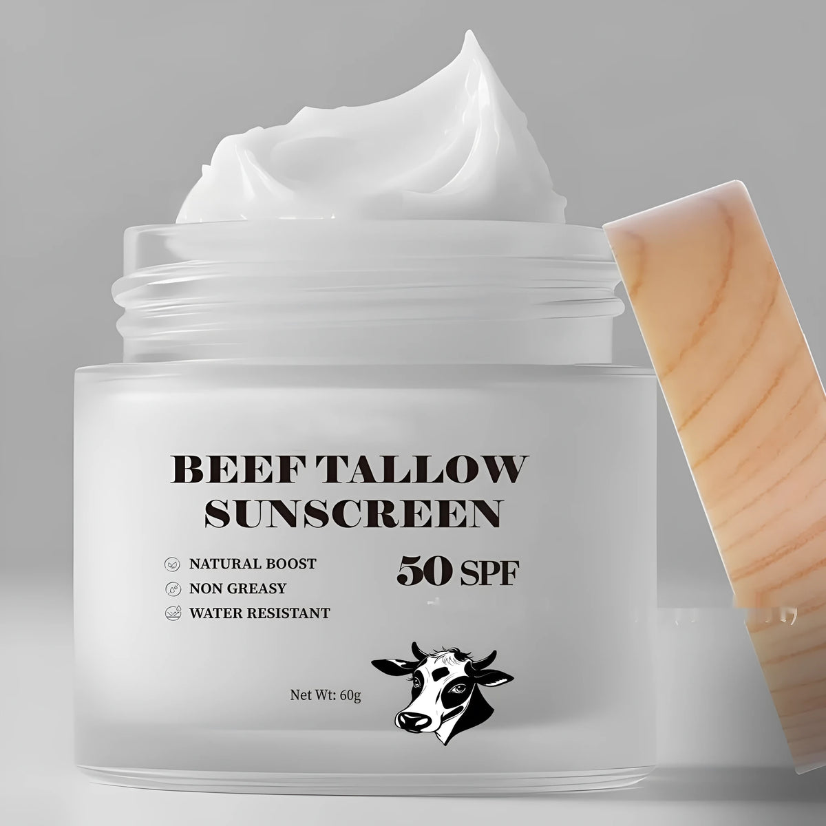 60g tube of beef tallow and beeswax protective cream for hands