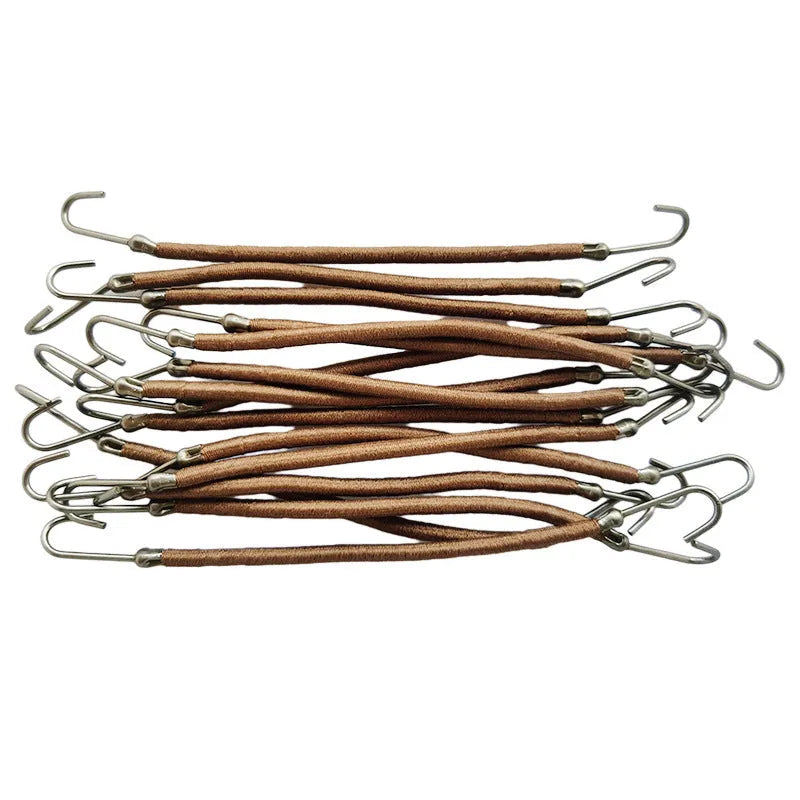 Double hook wig attachment tool with solid colour weaving construction