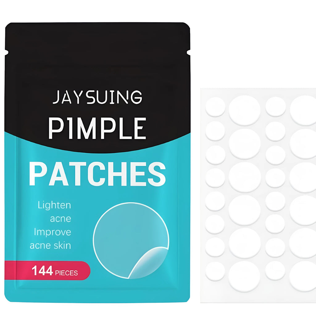 Tea tree oil facial acne patch pack of 144 pieces with salicylic acid and hyaluronic acid listed ingredients