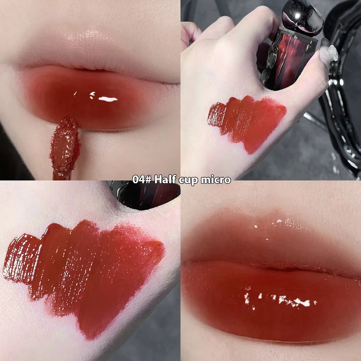 Glacier Lava Lip Lacquer mirror makeup gloss with seven colour options
