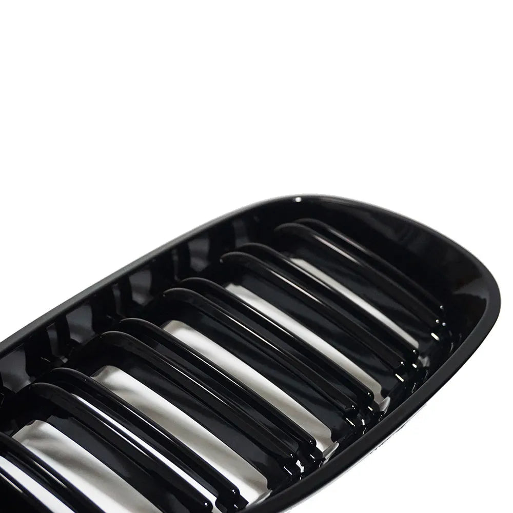 BMW E60 E66 carbon pattern ABS front grille set for 2004-2009 models
