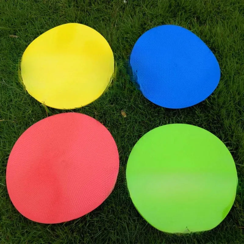 Soft TPE sports training landmark disc in six colours with 23cm diameter