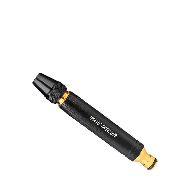Black diamond car washing gun with straight spray design for vehicle cleaning