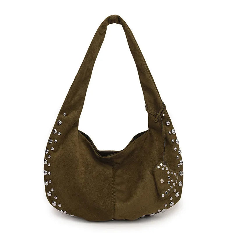 Soft plush strapless tote handbag for women in retro style, shown in available colours.