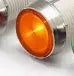 10mm stainless steel edge plastic indicator light with wire in multiple colour options