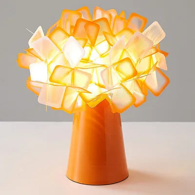 Nordic style bedside decorative table lamp with metal holder in multiple colour options