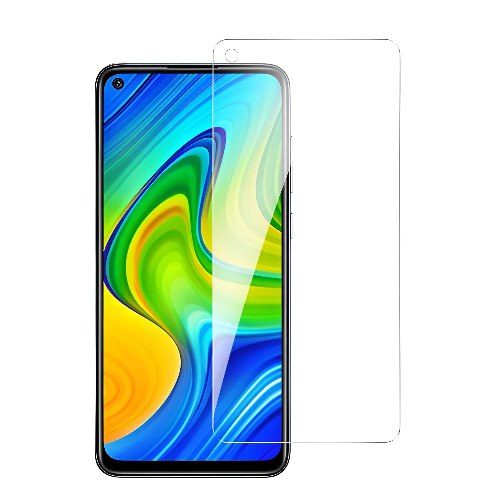 Tempered glass screen protector for Xiaomi mobile phones showing anti-scratch protection