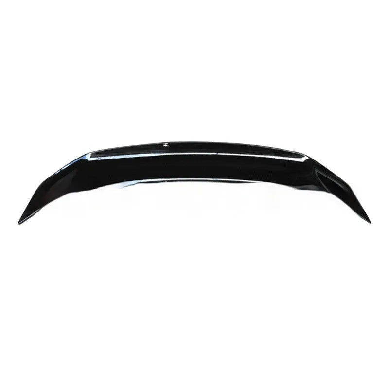 Universal car punch-free tail wing spoiler in ABS plastic on a vehicle
