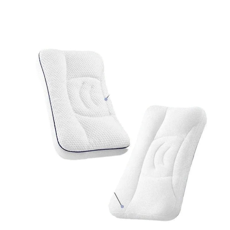 Children's dual-sided antibacterial neck pillow with spine protection in modern simple style