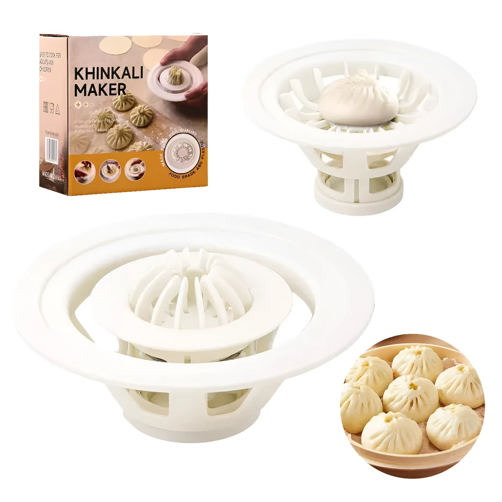 Jinkali black four-piece steamed bun and dumpling mould set for Asian cooking