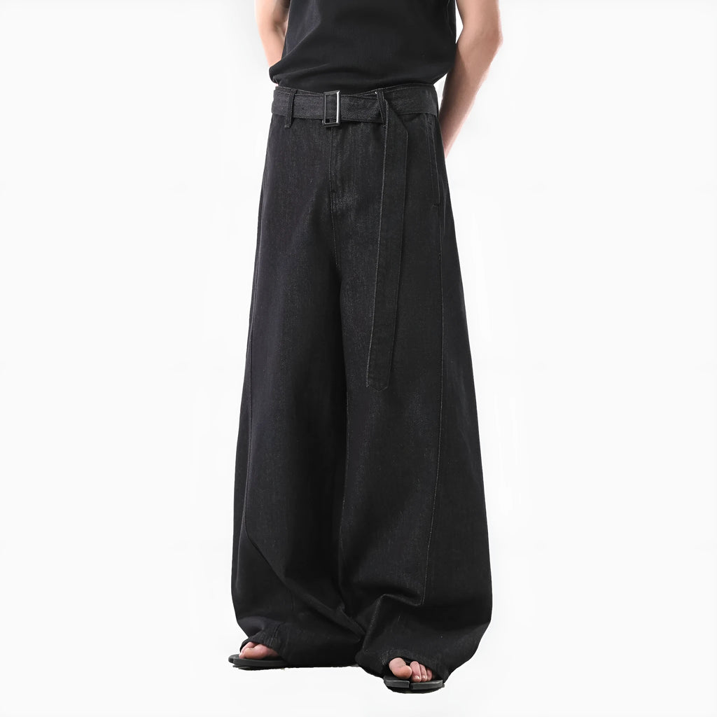 Black high waist straight-leg women's jeans with zip fly and five-pocket design
