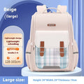 Grade 5-6 student schoolbag in Oxford cloth with large capacity, shown in multiple colour options