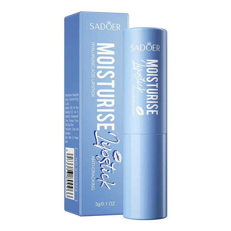 Twist-up anti-chap moisturising lipstick tube in various scent options.