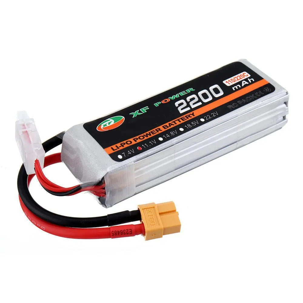 XF Power 14.8V 1000mAh 75C 4S graphene lithium drone battery with XT60 plug
