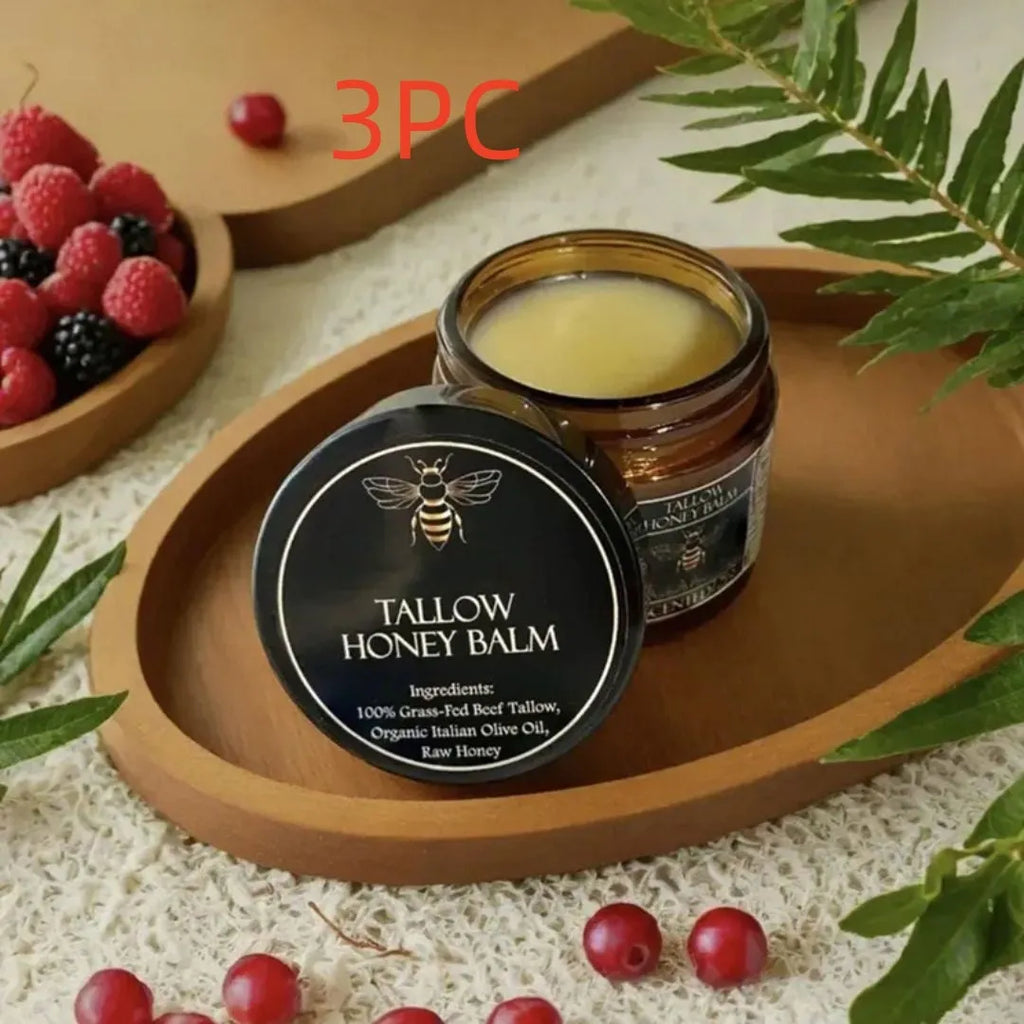 57g honey butter facial moisturising cream jar suitable for all skin types with citrus, lavender or no fragrance options