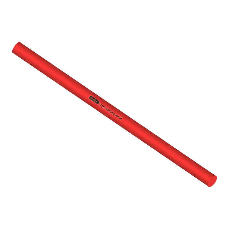 High density foam golf swing practice stick in yellow, blue, or red for training drills