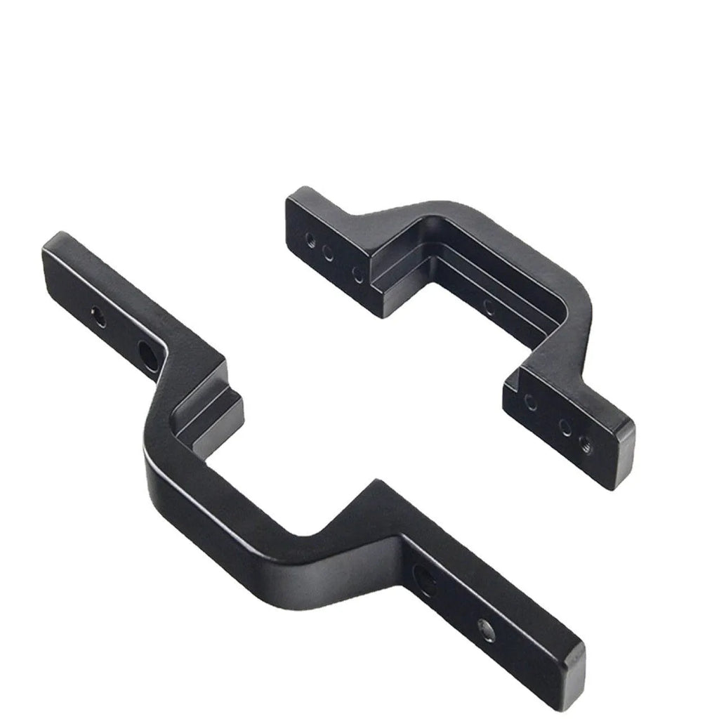Black metal trailer hook lamp mounting bracket for off-road vehicle modifications