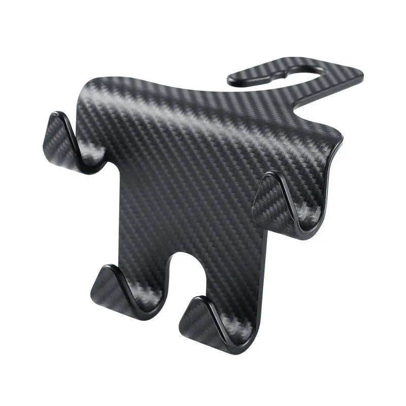 Energy Car black multifunction hook and mobile phone bracket for rear seat storage