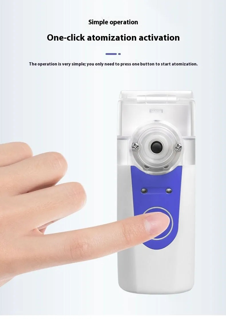 Household USB handheld spray machine with columnar plastic design and water tank