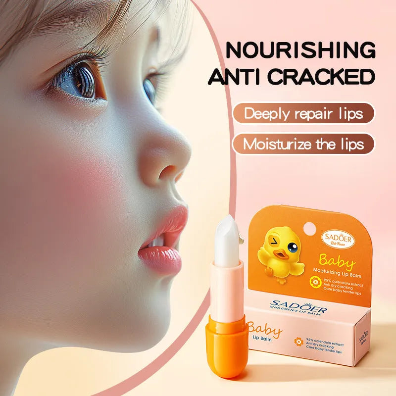 Twist-up anti-chap moisturising lipstick tube in various scent options.