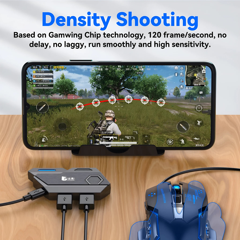 Gamwing Jiaying keyboard and mouse converter for mobile gaming with USB interface
