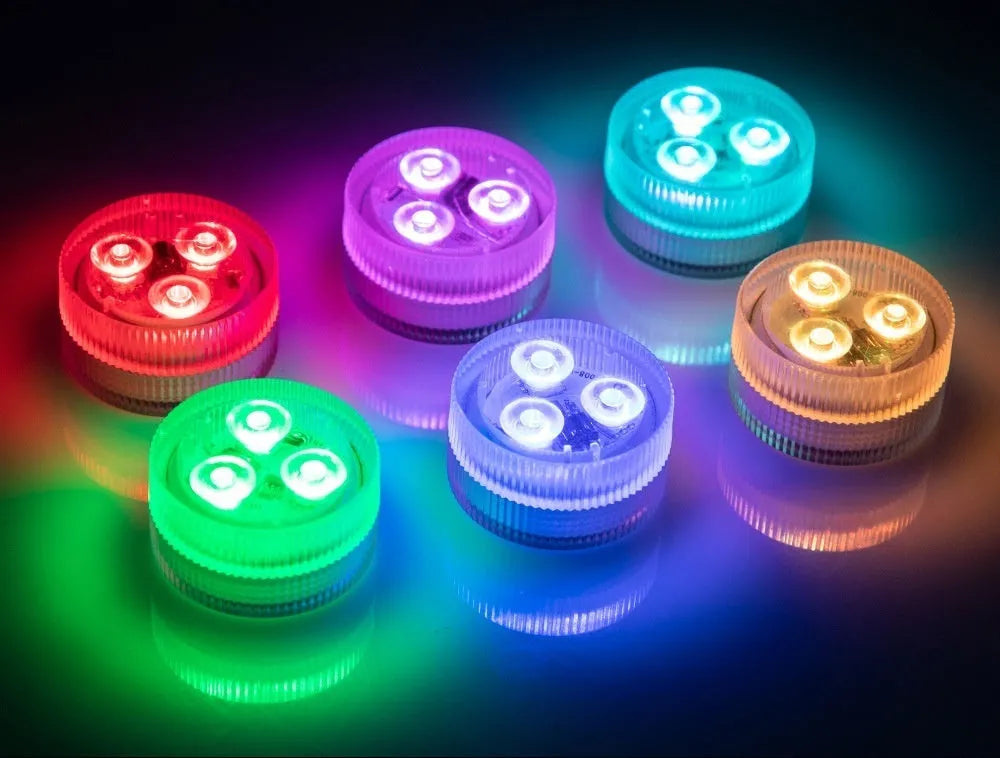 Small waterproof LED fish tank light with remote control for aquarium micro landscape decoration