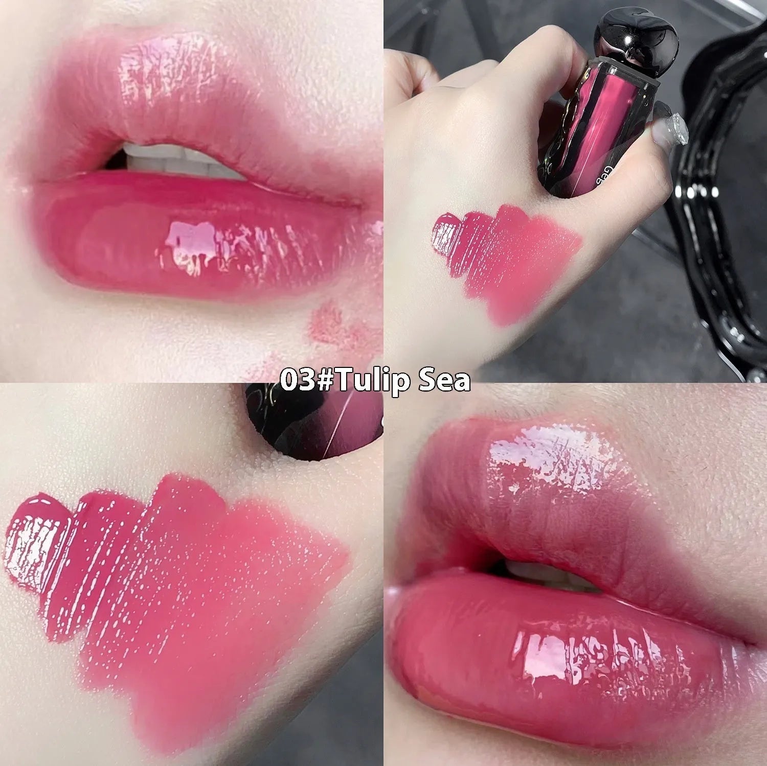 Glacier Lava Lip Lacquer mirror makeup gloss with seven colour options