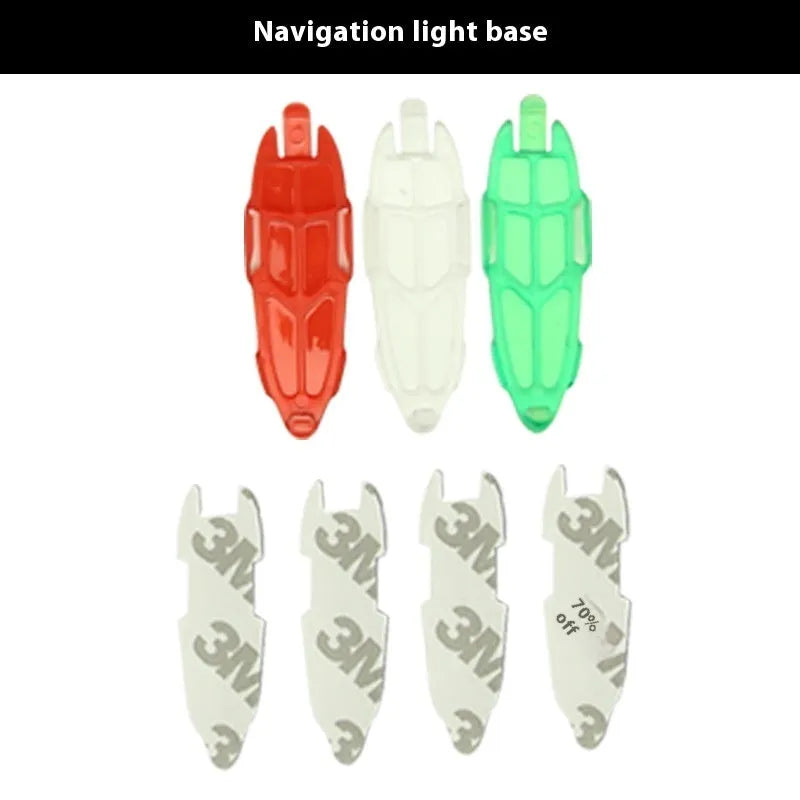 V3 wireless charging waterproof navigation lights for RC models with colour options