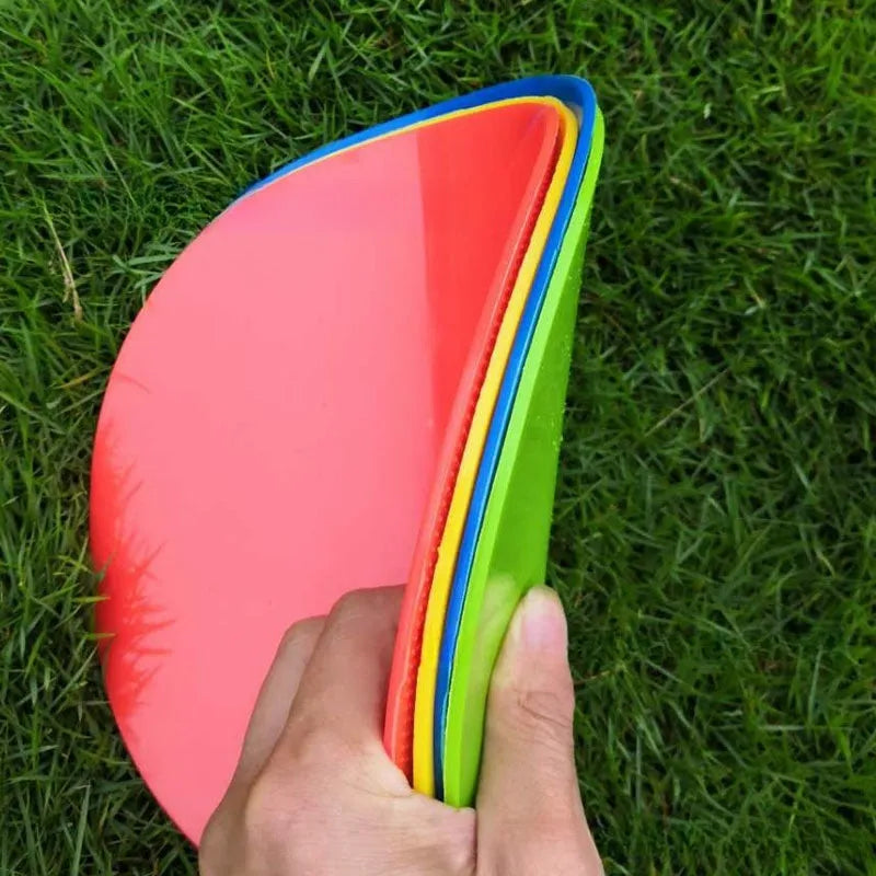 Soft TPE sports training landmark disc in six colours with 23cm diameter