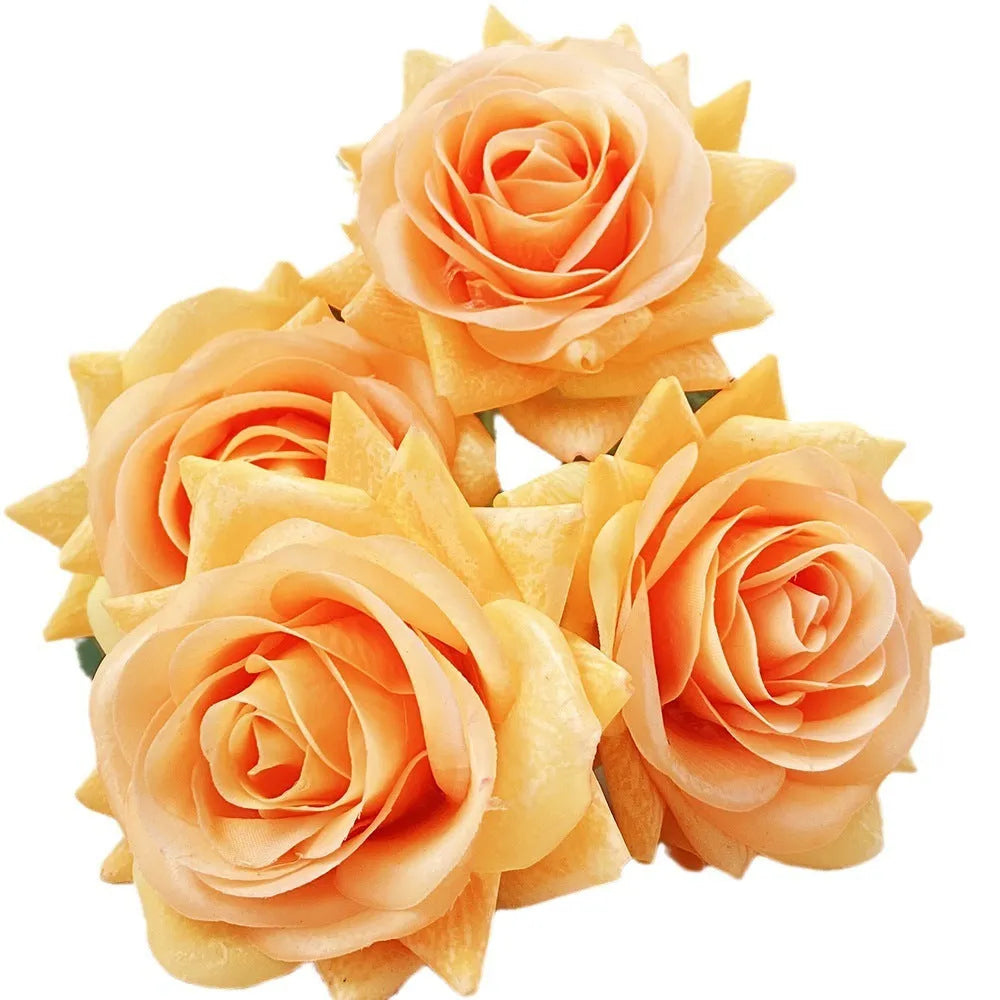 Silk artificial flower bouquet in multiple colours for wedding decoration and photography props