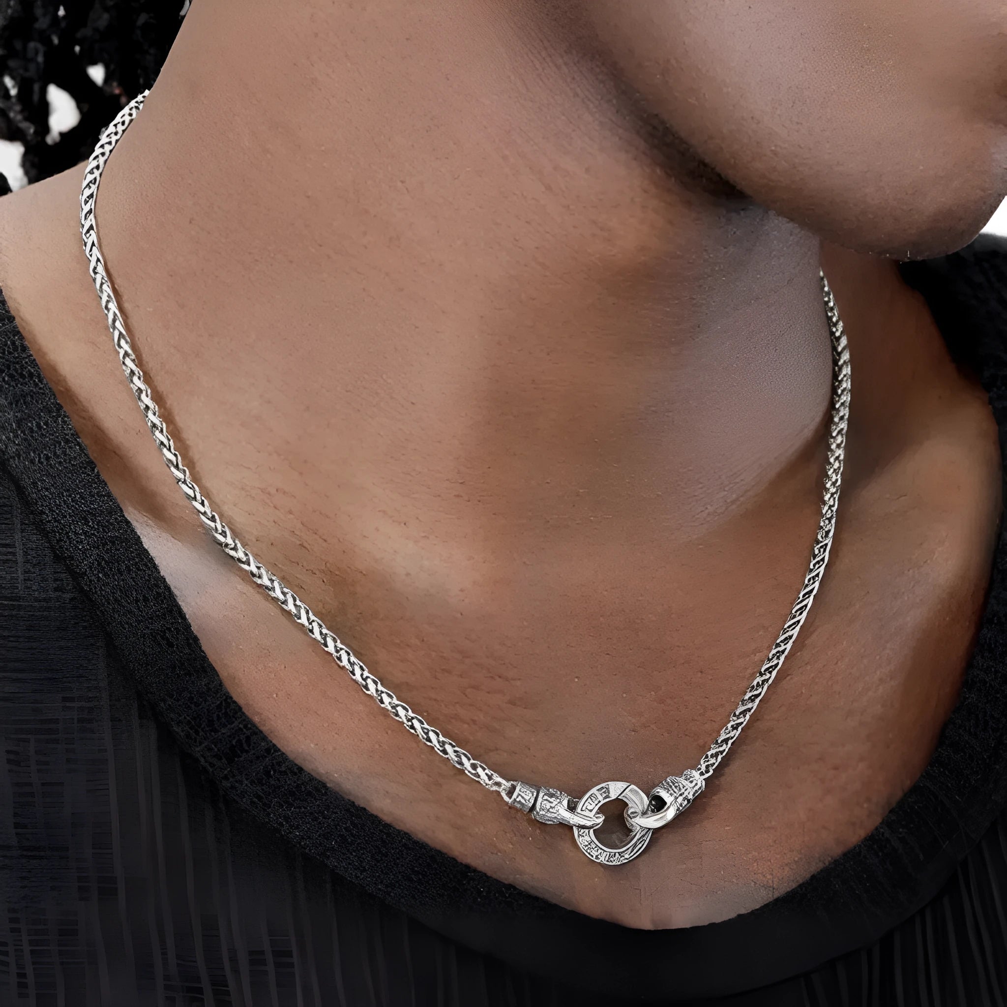 S925 sterling silver clavicle necklace for women with three length options
