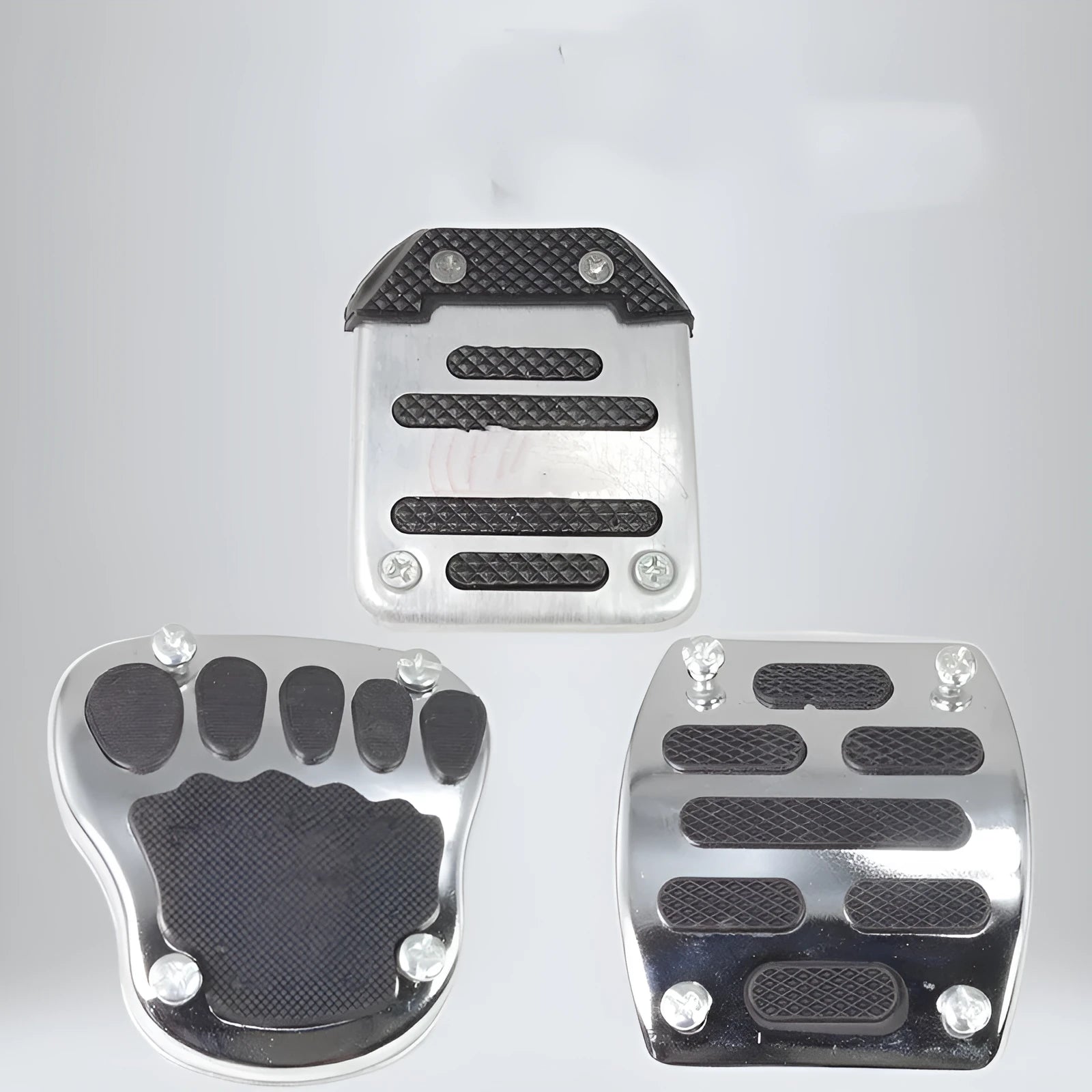 Metal motorcycle brake pedal skid plate footplate accessory