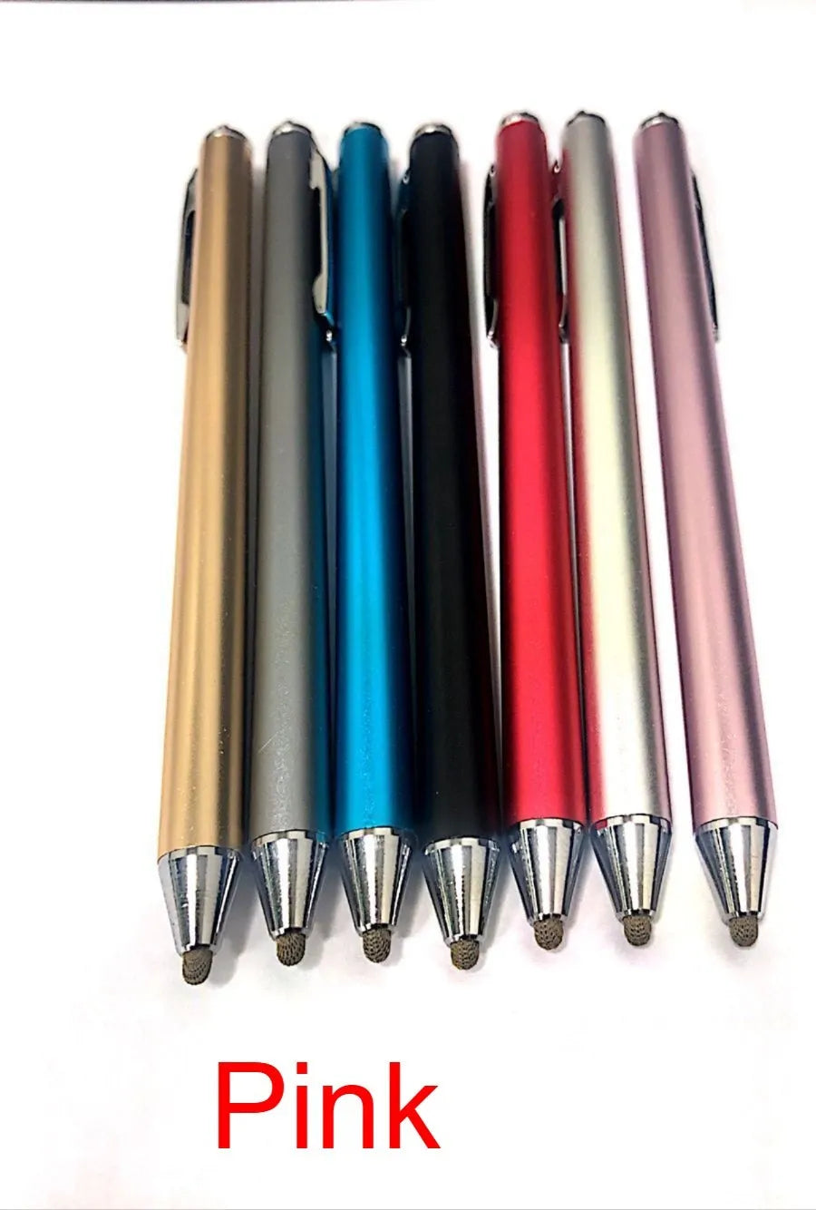 Metal housing digital stylus with fine head for touchscreen drawing without charging