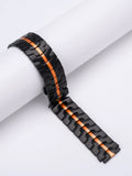Stainless steel watch strap for Samsung Galaxy Watch in silver, black, titanium, blue and gold colour options