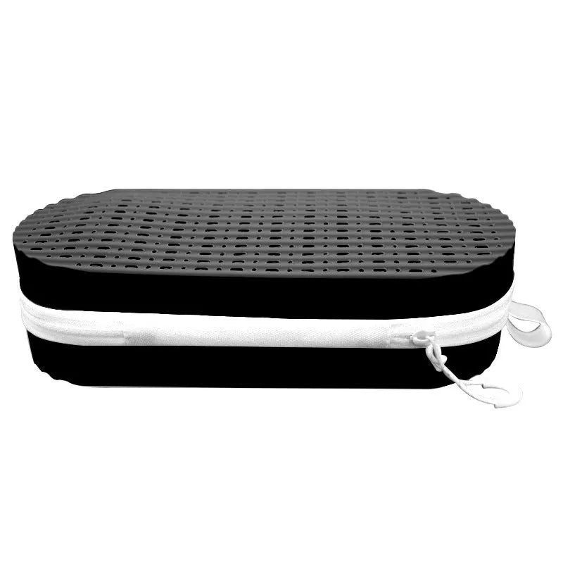 Silicone glasses case in multiple colours measuring 200mm by 80mm by 50mm with long hand style